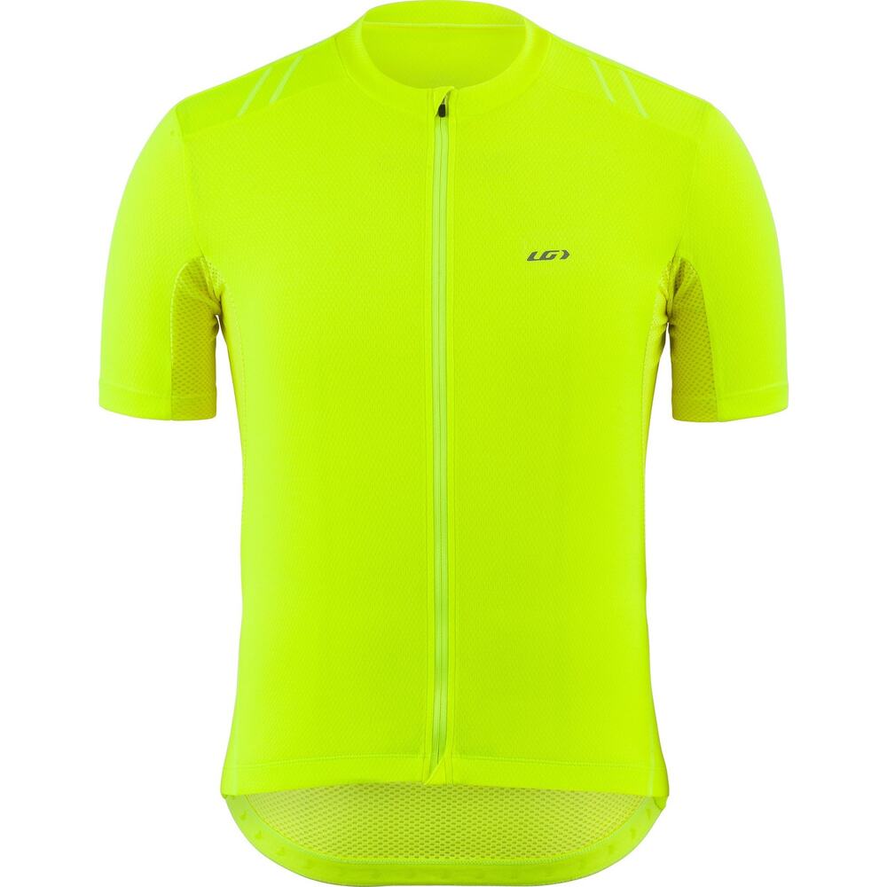 NWT Louis Garneau Lemmon 3 Men’s Cycling Jersey Hi Vis Yellow  - Small